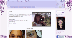 Desktop Screenshot of permanentmakeupbylynda.com